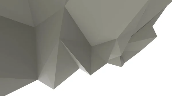 Gri soyut modern kristal arka plan. Duvar kağıdı için çokgen, çizgi, üçgen desen şekli. Çizim düşük poligonlu, çokgen tasarım. Fütürist, ağ, ağ konsepti