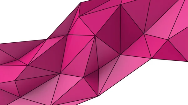 Pink Abstract Modern Crystal Background Polygon Line Triangle Pattern Shape — Stock Photo, Image