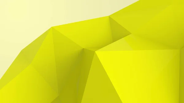 Gelber Abstrakter Moderner Kristallhintergrund Polygon Linie Dreiecksmusterform Für Tapeten Illustration — Stockfoto