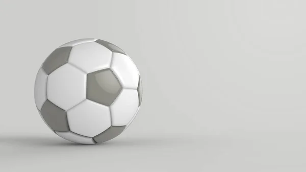 Серый Футбол Пластмассовых Металлических Тканей Металла Шар Изолирован Черном Фоне — стоковое фото