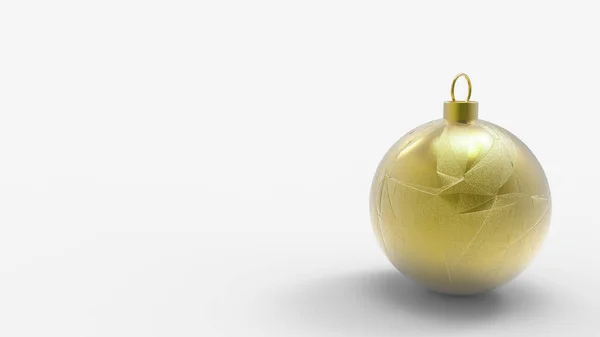 Bolas Natal Amarelo Com Fundo Amarelo Bolas Natal Coloridas Para — Fotografia de Stock