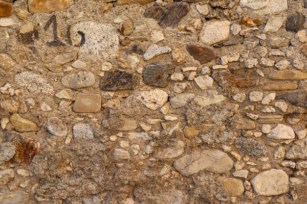 Régi Fal Textúra Kőből Téglából Betonból — Stock Fotó