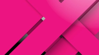 Siyah arka planda çapraz pembe dinamik çizgiler. Çizgiler ve koyu gölgeli modern soyut arkaplan