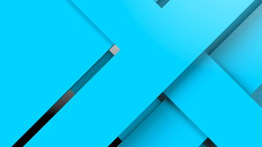 Siyah arka planda çapraz gök mavisi dinamik çizgiler. Modern soyut 3d çizgiler ve koyu gölgeler ile oluşturulmuş arkaplan