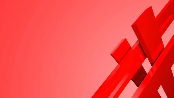 Garis Garis Dinamis Merah Diagonal Pada Latar Belakang Warna Latar — Stok Foto
