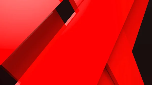 Diagonal Red Dynamic Stripes Black Background Modern Abstract Render Background — Stock Photo, Image