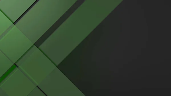 Diagonalne Zielone Paski Dynamiczne Czarnym Tle Nowoczesne Abstrakcyjne Tło Liniami — Zdjęcie stockowe