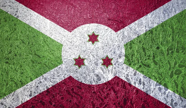 Abstracte Vlag Van Burundi — Stockfoto