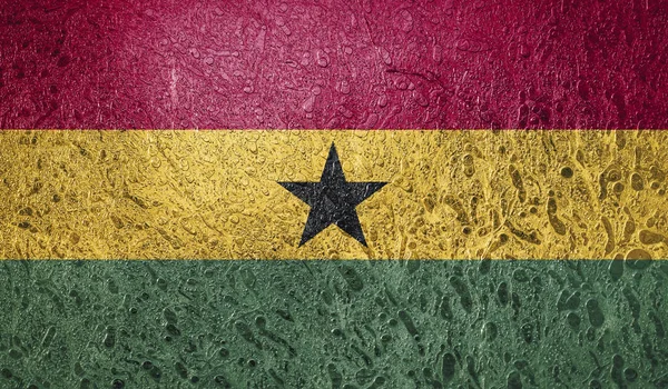 Abstracte Vlag Van Ghana — Stockfoto