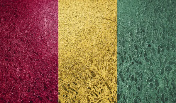 Абстрактный Флаг Гвинеи — стоковое фото