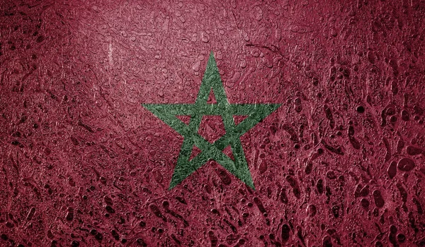 Абстрактный Флаг Марокко — стоковое фото