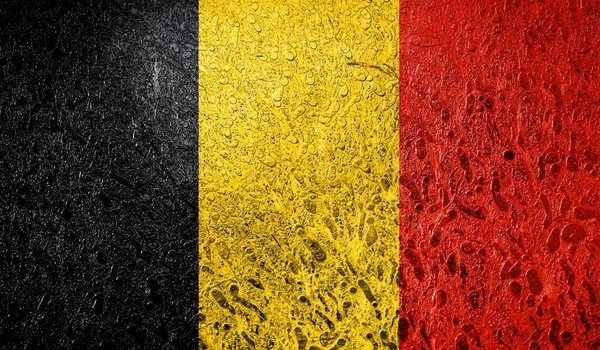 Αφηρημένη Σημαία Του Βελγίου — Φωτογραφία Αρχείου
