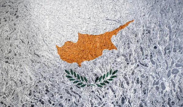 Bandeira Abstrata Cyprus — Fotografia de Stock