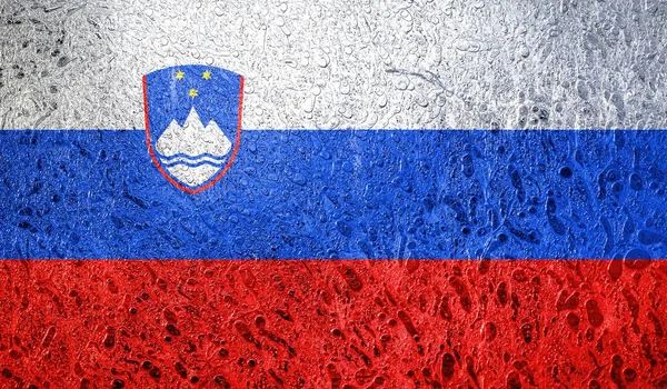 Абстрактный Флаг Словении — стоковое фото