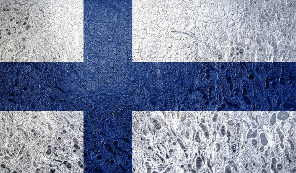 Abstracte Vlag Van Finland — Stockfoto