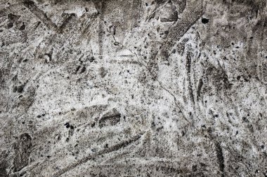 Eski beton zemin yakın çekim