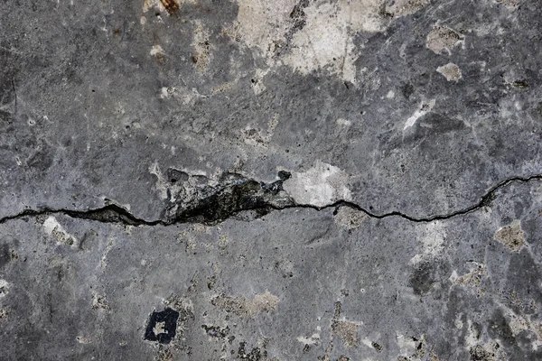 Тріщина Цементній Підлозі Крупним Планом — стокове фото