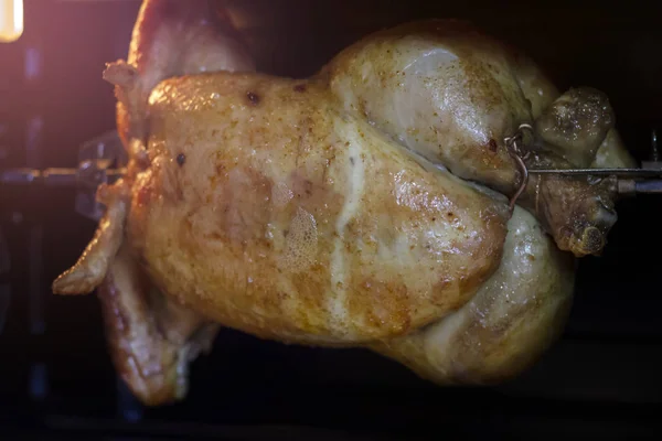 Stekt Kyckling Närbild — Gratis stockfoto