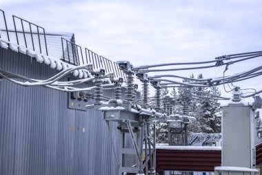 Yüksek gerilim Seksiyoner Trafo Merkezi içinde