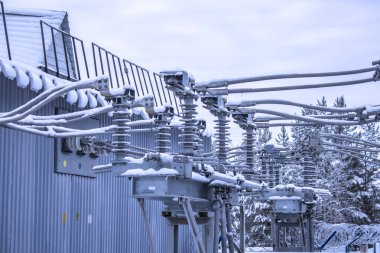 Trafo Merkezi, yüksek gerilim Seksiyoner yakın çekim