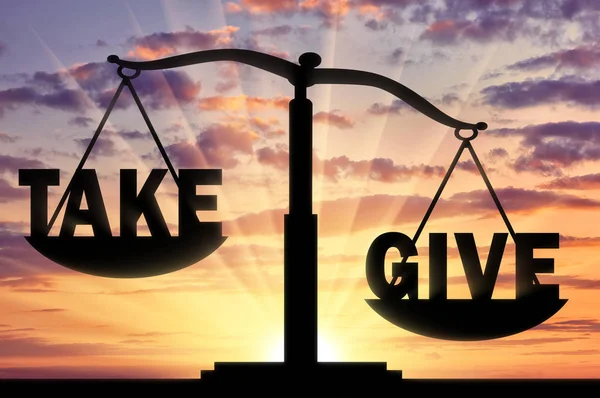 Begreppet altruism och donation — Stockfoto