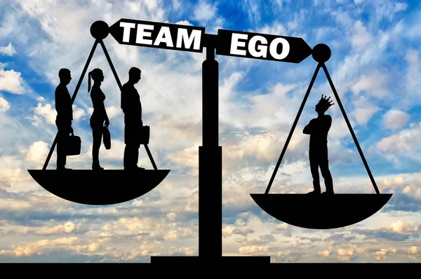 Koncepce sociálních problémů jako ego — Stock fotografie
