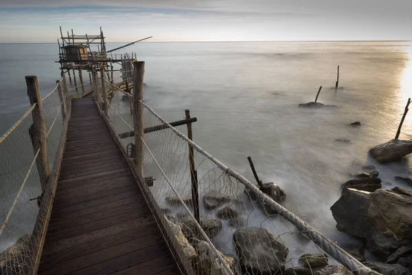 Ancienne Pêche Sur Travocchi Dans Province Chieti — Photo