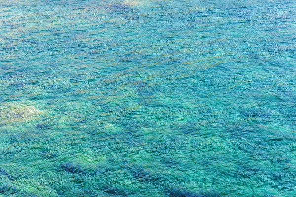 Mar Con Aguas Cristalinas Como Fondo Abstracto Costa Brava Girona — Foto de Stock