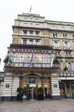 Londra, İngiltere, Birleşik Krallık'taki Amba hotel, London, Büyük Britanya - 1 Ocak 2017: cephe