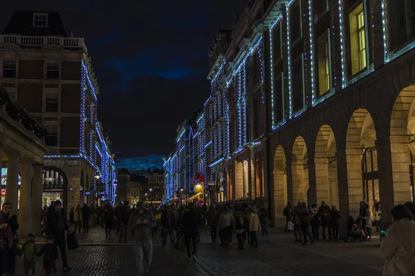 Londýn Velká Británie Ledna 2018 Lidí Kteří Jdou Nákupním Centru — Stock fotografie