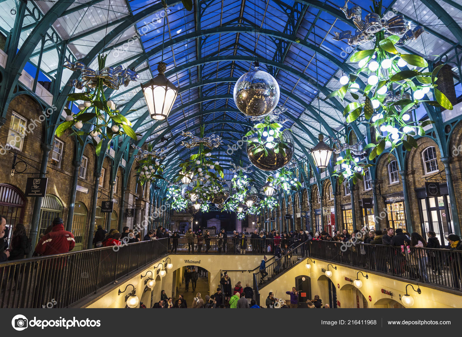 London United Kingdom January 2018 Covent Garden Shopping Center