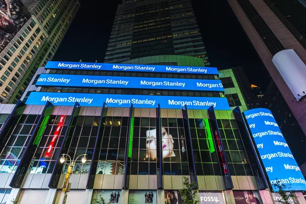 Nueva York Estados Unidos Julio 2018 Sede Morgan Stanley Por —  Fotos de Stock