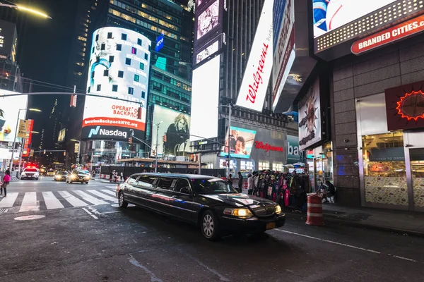 New York City Verenigde Staten Juli 2018 Luxe Zwarte Limousine — Stockfoto