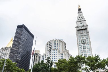 Manhattan New York City, Amerika Birleşik Devletleri'Broadway içinde gökdelenler
