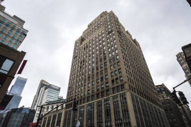Manhattan New York City, Amerika Birleşik Devletleri içinde modern ve klasik bir gökdelenlerin cephe