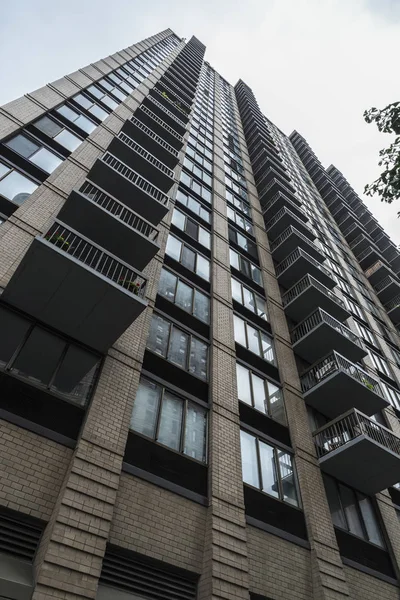 Manhattan New York City, Amerika Birleşik Devletleri içinde modern bir gökdelenin cephe