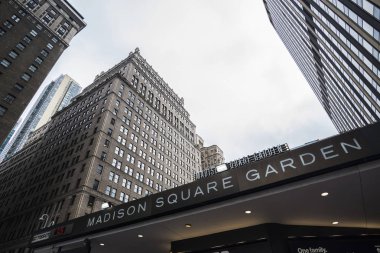 New York City, Amerika Birleşik Devletleri - 25 Temmuz 2018: Cephe Manhattan New York City, Amerika Birleşik Devletleri içinde Madison Square Garden (Msg o Bahçe)