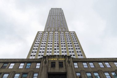 New York City, Amerika Birleşik Devletleri - 25 Temmuz 2018: Empire State Binası, Art Deco gökdelen Midtown Manhattan New York City, Amerika Birleşik Devletleri, cephe