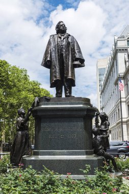 Henry Ward Beecher anıt Manhattan New York City, Amerika Birleşik Devletleri, Brooklyn