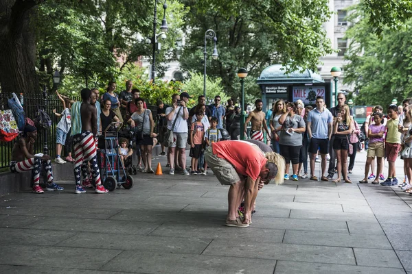 New York City Usa Juli 2018 Auftritt Einer Gruppe Von — Stockfoto