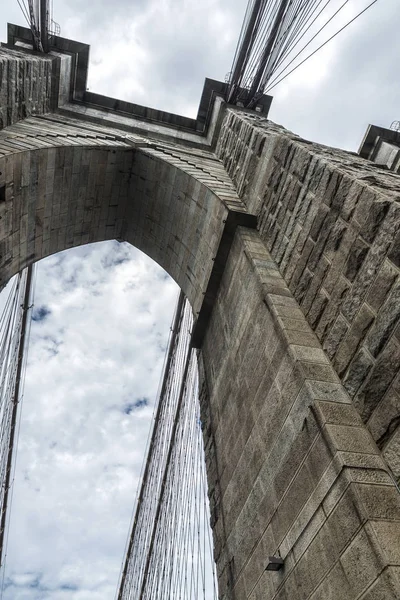 View Brooklyn Bridge New York City Usa — Stock Photo, Image