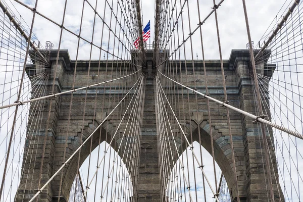 View Brooklyn Bridge New York City Usa — Stock Photo, Image