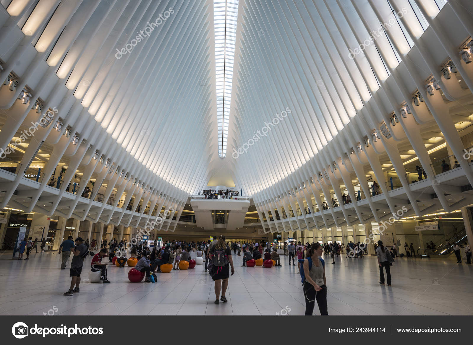 New York City Usa July 2018 Interior World Trade Center