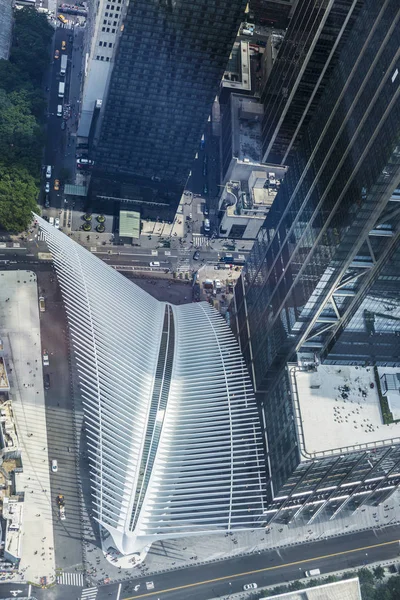 New York City Usa July 2018 Aerial View World Trade — Stock Photo, Image