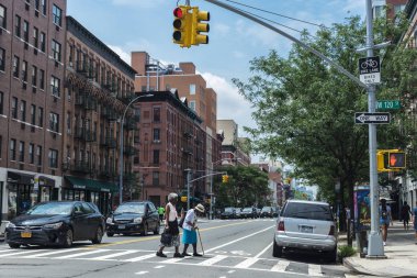 İki yaşlı kadınlar Harlem New York City, Amerika Birleşik Devletleri içinde siyah