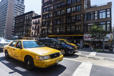 Takside 8th Avenue Manhattan, New York City, Amerika Birleşik Devletleri