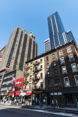 8th Avenue Manhattan, New York City, Amerika Birleşik Devletleri içinde gökdelenler