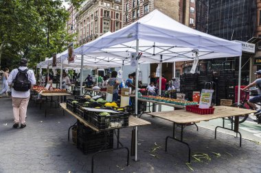 Çiftçi pazar içinde New York City, Amerika Birleşik Devletleri