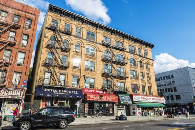 Bakkal ve mağazalar Harlem, New York City, Amerika Birleşik Devletleri