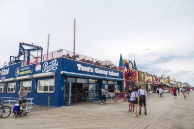 Coney Island Beach Luna Park Eğlence Parkı, New York City, U